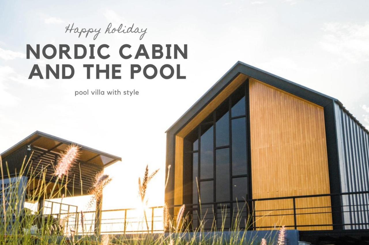 Nordic Cabin And The Pool Ban Sap Noi Kültér fotó